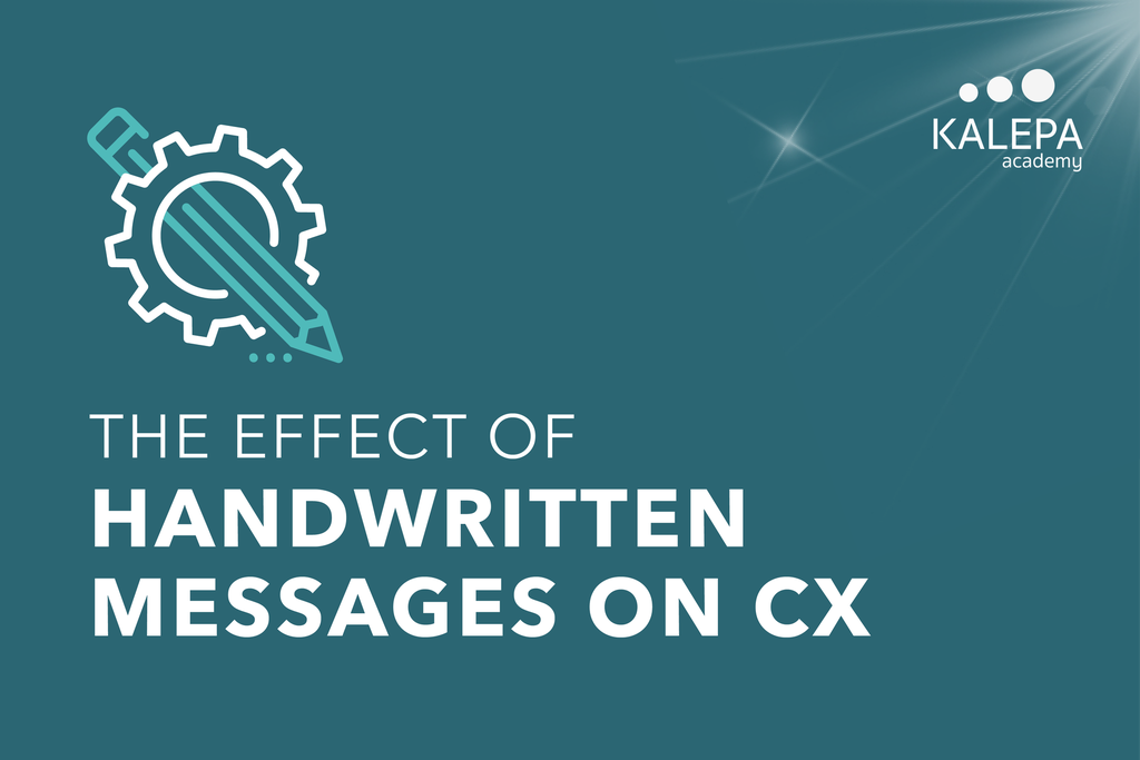 The effect of handwritten messages on CX - Single Sparkle
