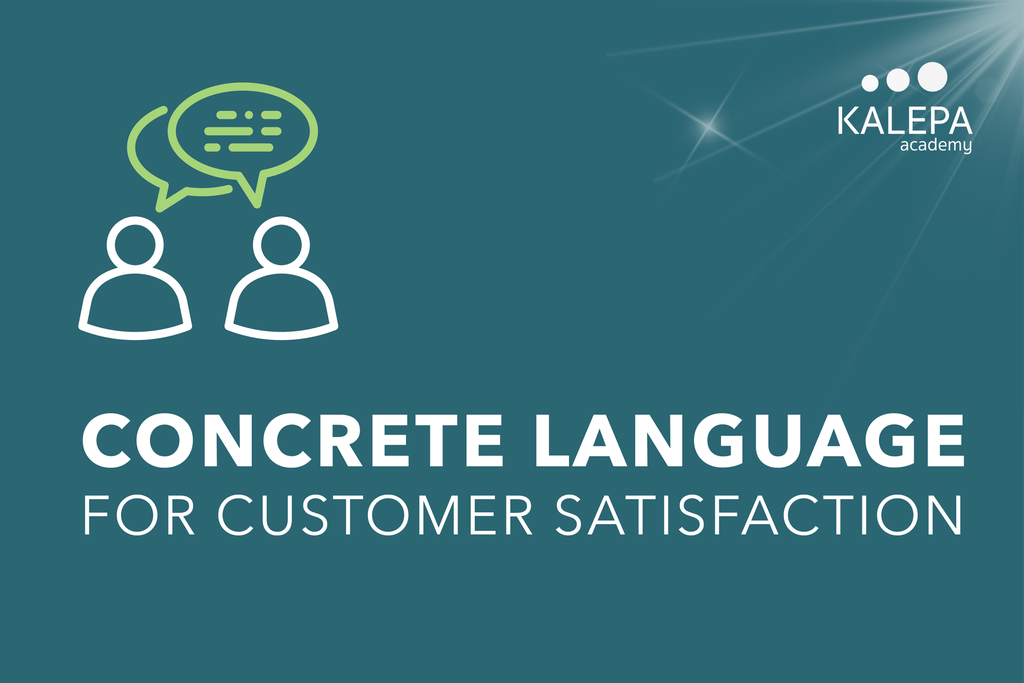 Concrete language for customer satisfaction - Single Sparkle