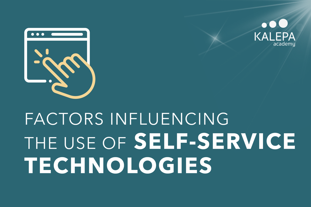 Factors influencing the use of Self Service Technologies - Single Sparkle